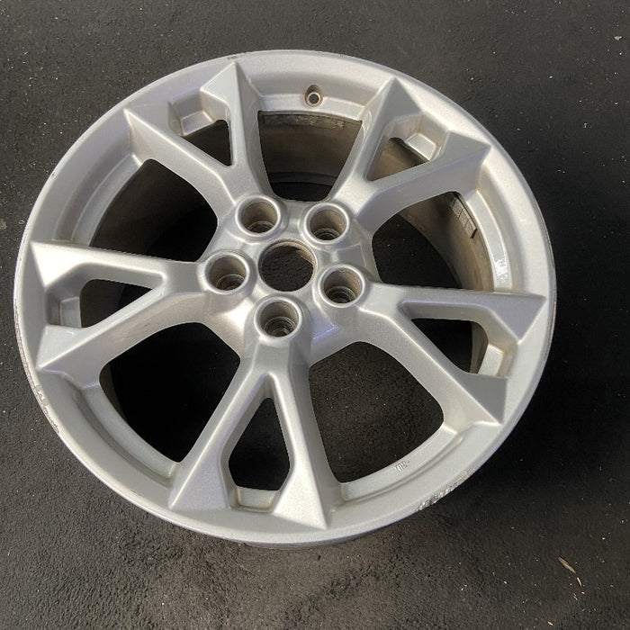 18" MAXIMA 12-14 18x8 alloy 5 V spokes flat spoke bright silver Original OEM - View 8
