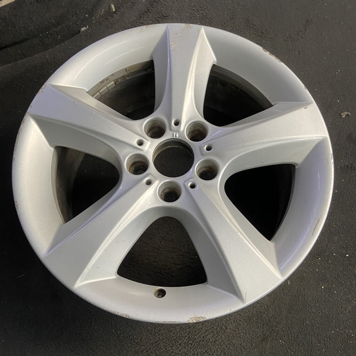 18" BMW X5 07-13 18x8.5 , 5 spoke, flat spoke Original OEM Wheel Rim - Side Profile