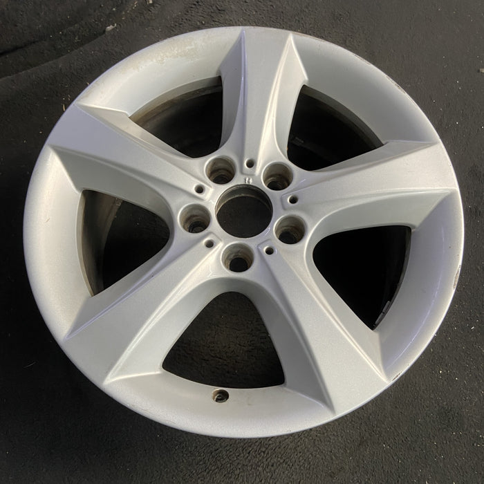 18" BMW X5 07-13 18x8.5 , 5 spoke, flat spoke Original OEM Wheel Rim - Side Profile