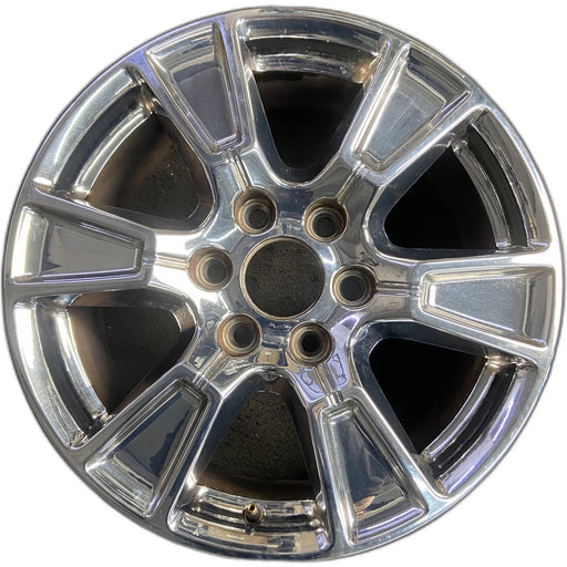 18" FORD F150 PICKUP 15-17 18x7.5, aluminum, 6 spoke, chrome Original OEM Wheel - Front View