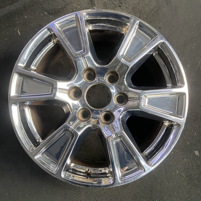 18" FORD F150 PICKUP 15-17 18x7.5, aluminum, 6 spoke, chrome Original OEM Wheel - Angle View