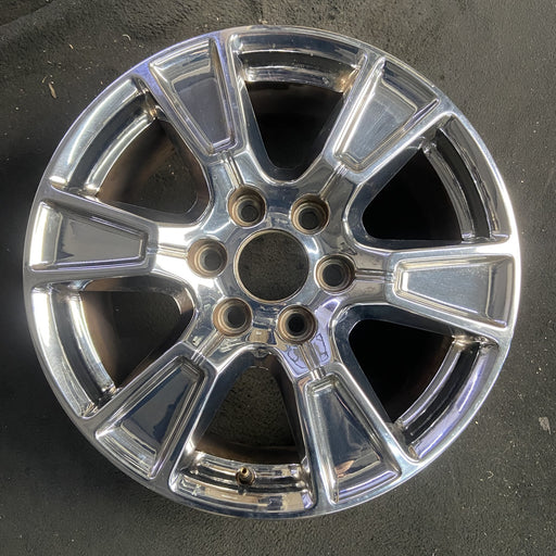 18" FORD F150 PICKUP 15-17 18x7.5, aluminum, 6 spoke, chrome Original OEM Wheel - Angle View