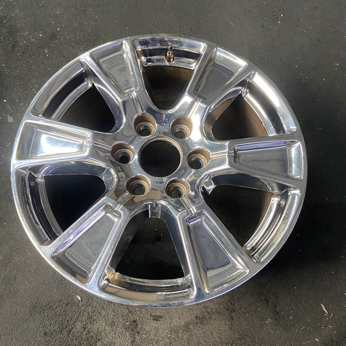 18" FORD F150 PICKUP 15-17 18x7.5, aluminum, 6 spoke, chrome Original OEM Wheel - Close-Up Detail
