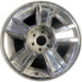 20" AVALANCHE 1500 09-10 20x8.5, 5 spoke, covered lug nuts, grooved spoke - Front View