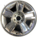 20" AVALANCHE 1500 09-10 20x8.5, 5 spoke, covered lug nuts, grooved spoke - Front View