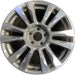 19" TERRAIN 16 19x7, 12 spoke Original OEM Wheel Rim - Front View