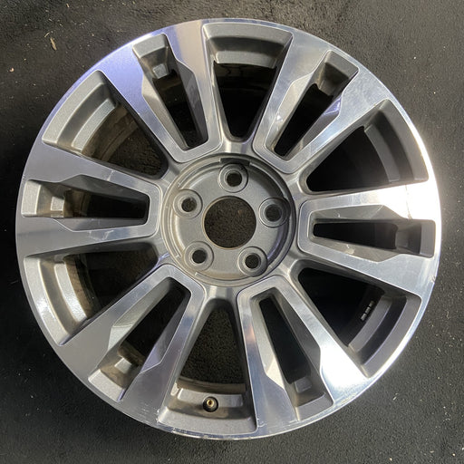19" TERRAIN 16 19x7, 12 spoke Original OEM Wheel Rim - Angle View