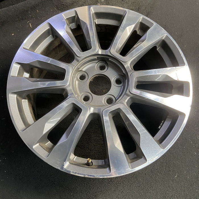 19" TERRAIN 16 19x7, 12 spoke Original OEM Wheel Rim - Side Profile