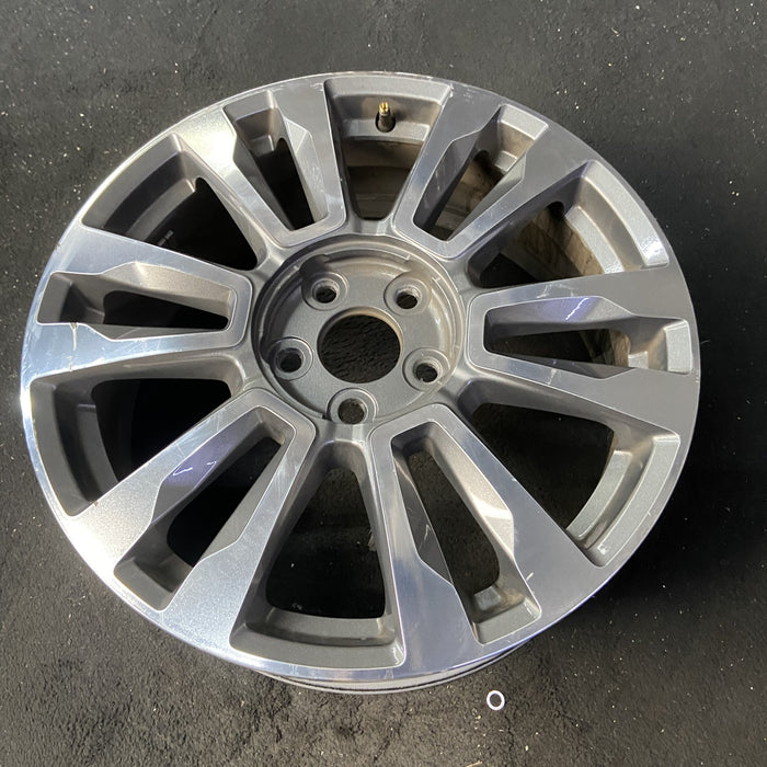19" TERRAIN 16 19x7, 12 spoke Original OEM Wheel Rim - Close-Up Detail