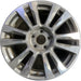 19" TERRAIN 16 19x7, 12 spoke Original OEM Wheel Rim - Front View
