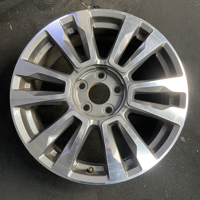 19" TERRAIN 16 19x7, 12 spoke Original OEM Wheel Rim - Angle View