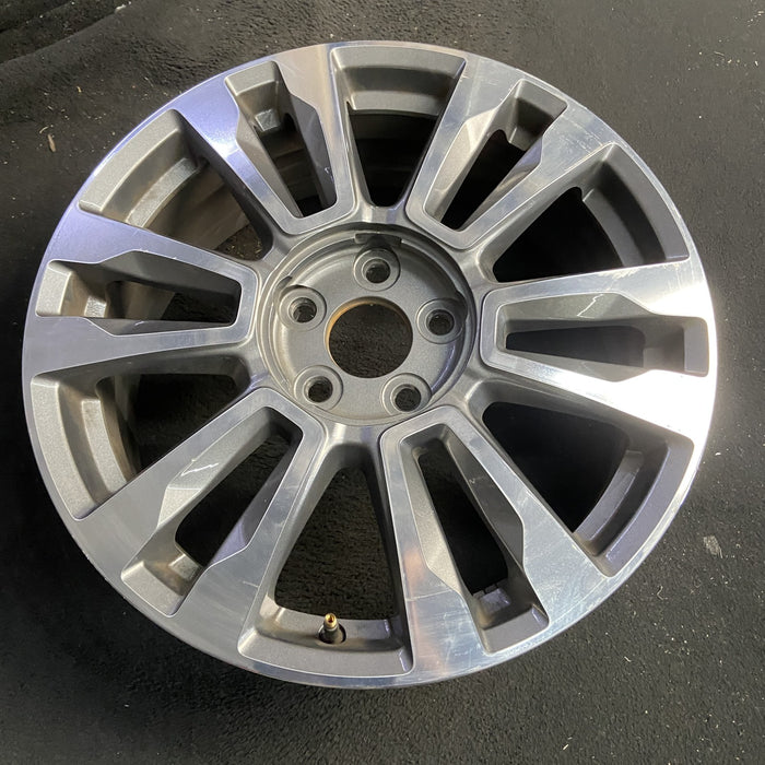 19" TERRAIN 16 19x7, 12 spoke Original OEM Wheel Rim - Side Profile