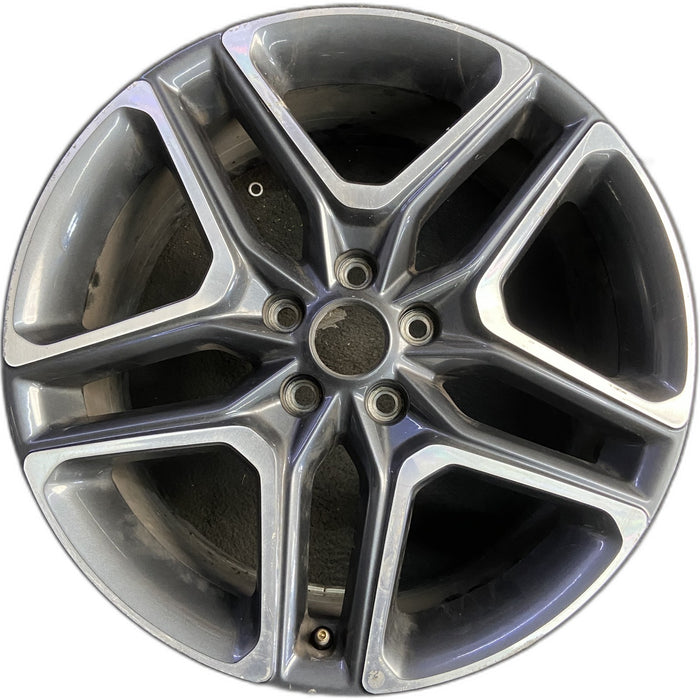 19" VELOSTER 19-21 19x8 Original OEM Wheel Rim - Front View