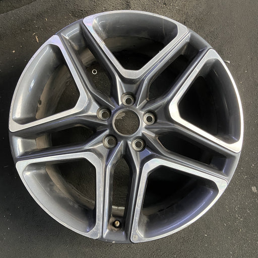 19" VELOSTER 19-21 19x8 Original OEM Wheel Rim - Angle View