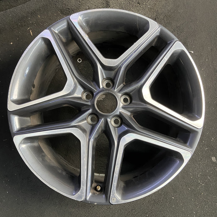19" VELOSTER 19-21 19x8 Original OEM Wheel Rim - Angle View