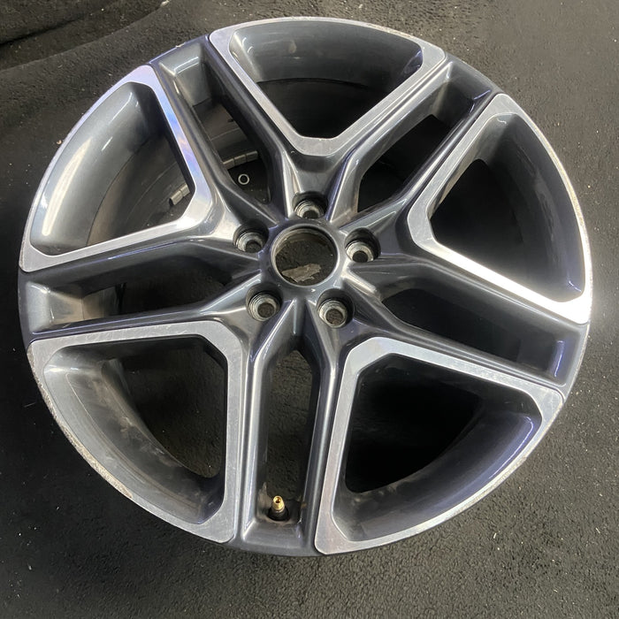 19" VELOSTER 19-21 19x8 Original OEM Wheel Rim - Side Profile