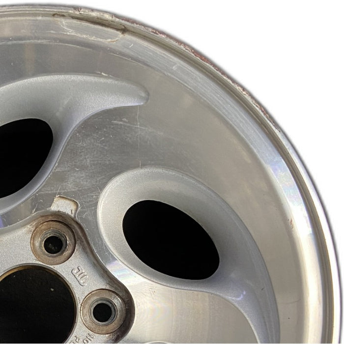 15" EXPLORER 95 15x7 aluminum 5 ovals Original OEM Wheel Rim - Side Profile
