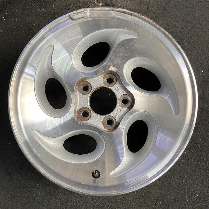 15" EXPLORER 95 15x7 aluminum 5 ovals Original OEM Wheel Rim - Additional View