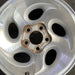 15" EXPLORER 95 15x7 aluminum 5 ovals Original OEM Wheel Rim - Angle View