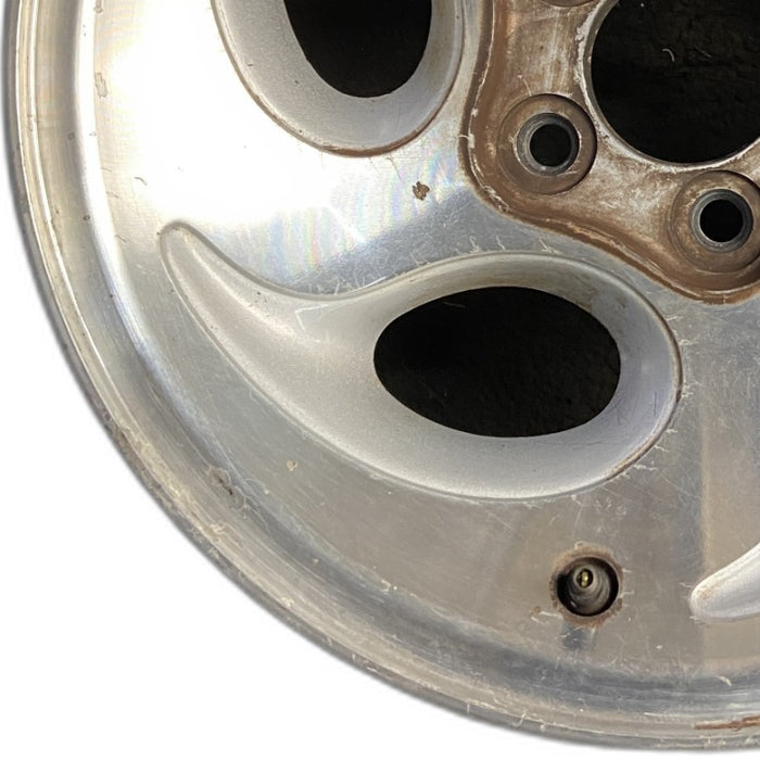 15" EXPLORER 95 15x7 aluminum 5 ovals Original OEM Wheel Rim - Back View