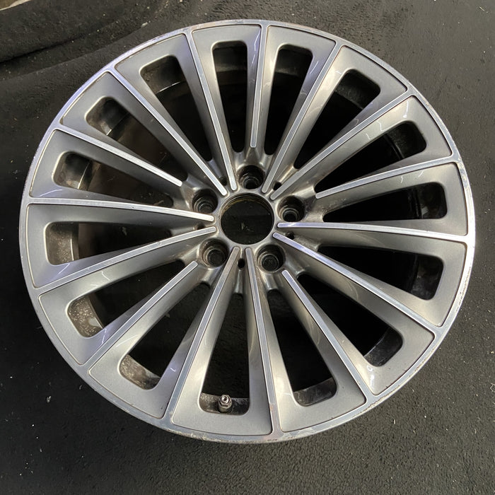 19" BMW 535i GT 10-13 19x9.5 , 15 spoke , alternating spoke Original OEM Wheel - Side Profile