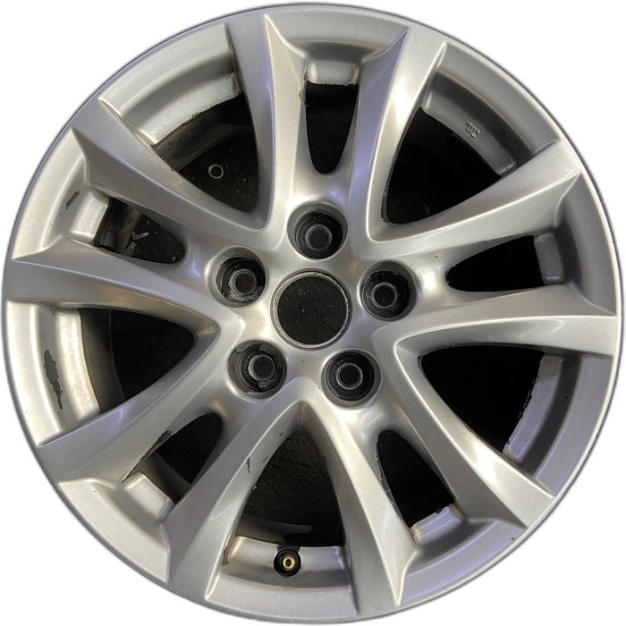16" MAZDA 3 14-16 16x6.5, alloy, Original OEM Wheel Rim - Front View