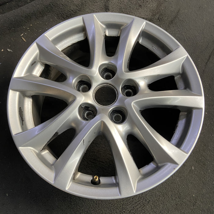 16" MAZDA 3 14-16 16x6.5, alloy, Original OEM Wheel Rim - Side Profile