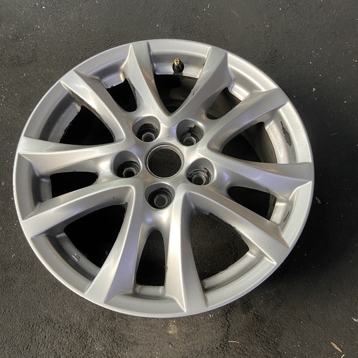 16" MAZDA 3 14-16 16x6.5, alloy, Original OEM Wheel Rim - Close-Up Detail