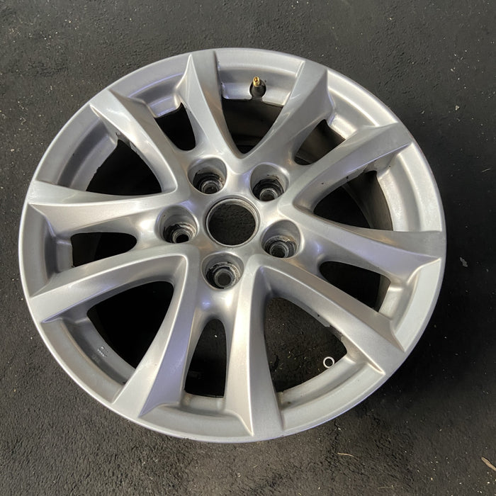 16" MAZDA 3 14-16 16x6.5, alloy, Original OEM Wheel Rim - Close-Up Detail