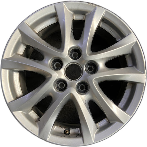 16" MAZDA 3 14-16 16x6.5, alloy, Original OEM Wheel Rim - Front View
