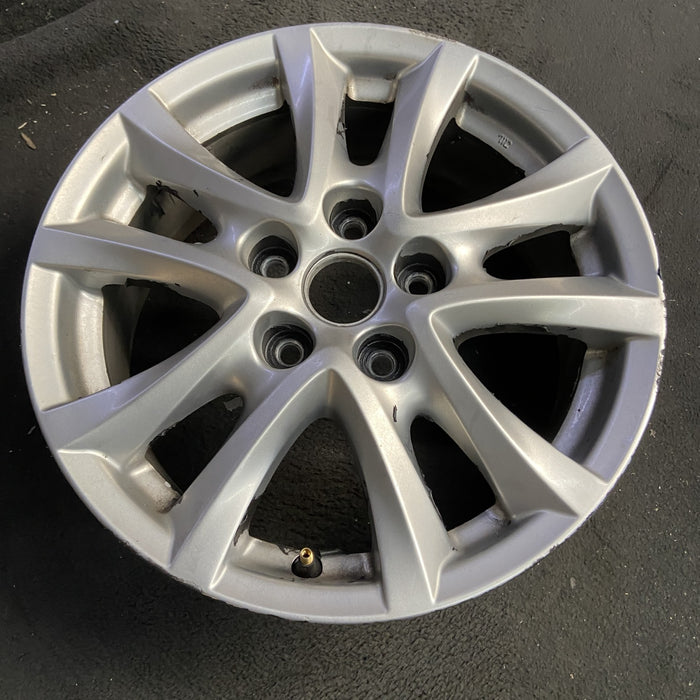 16" MAZDA 3 14-16 16x6.5, alloy, Original OEM Wheel Rim - Side Profile