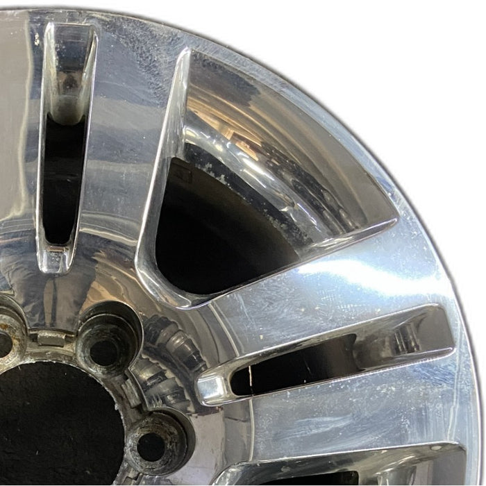 18" TACOMA 12 18x7.5 alloy 5 twin spoke chrome clad Original OEM Wheel Rim - Side Profile