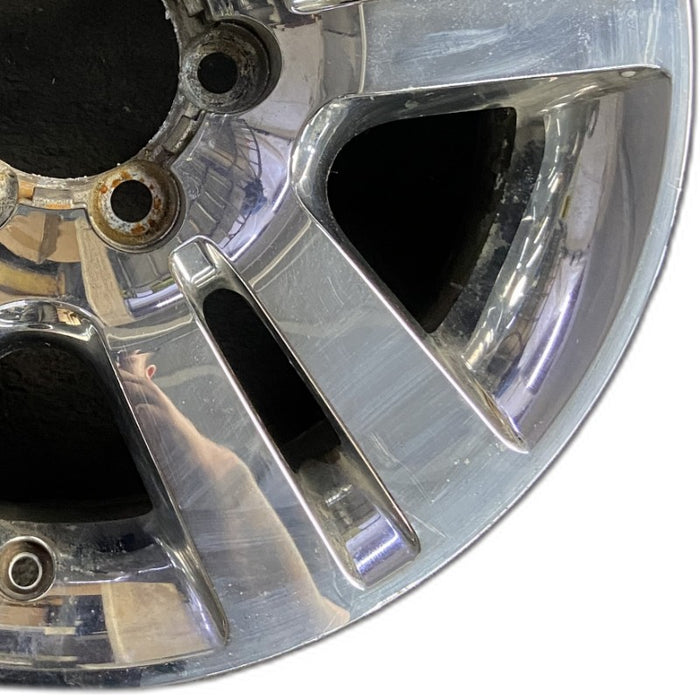 18" TACOMA 12 18x7.5 alloy 5 twin spoke chrome clad Original OEM Wheel Rim - Close-Up Detail