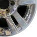 18" TACOMA 12 18x7.5 alloy 5 twin spoke chrome clad Original OEM Wheel Rim - Close-Up Detail