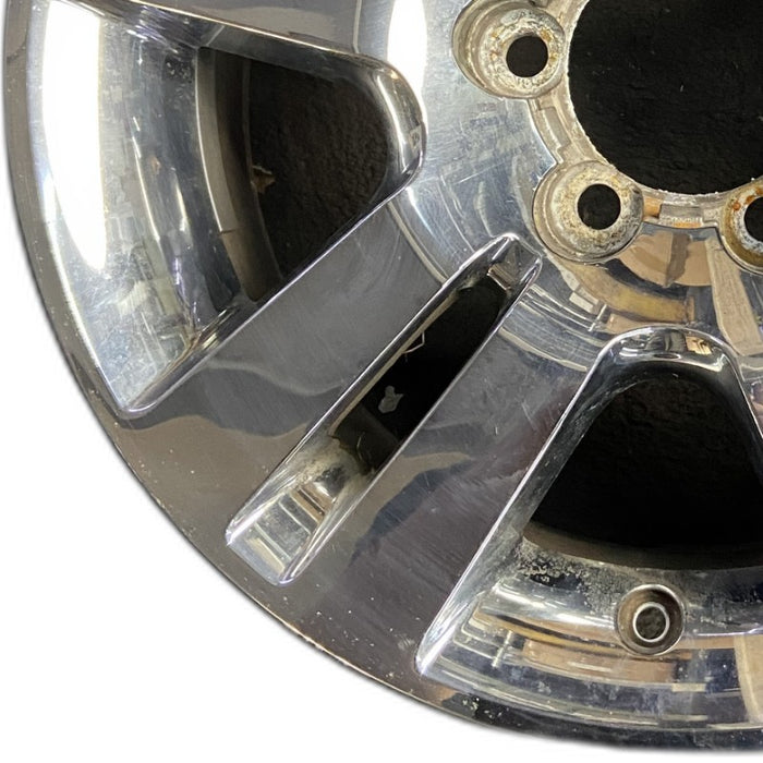 18" TACOMA 12 18x7.5 alloy 5 twin spoke chrome clad Original OEM Wheel Rim - Back View