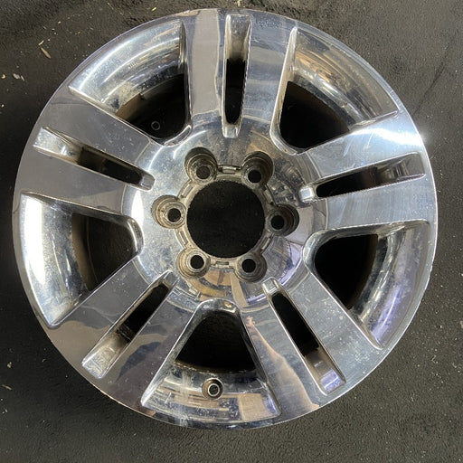 18" TACOMA 12 18x7.5 alloy 5 twin spoke chrome clad Original OEM Wheel Rim - Front View