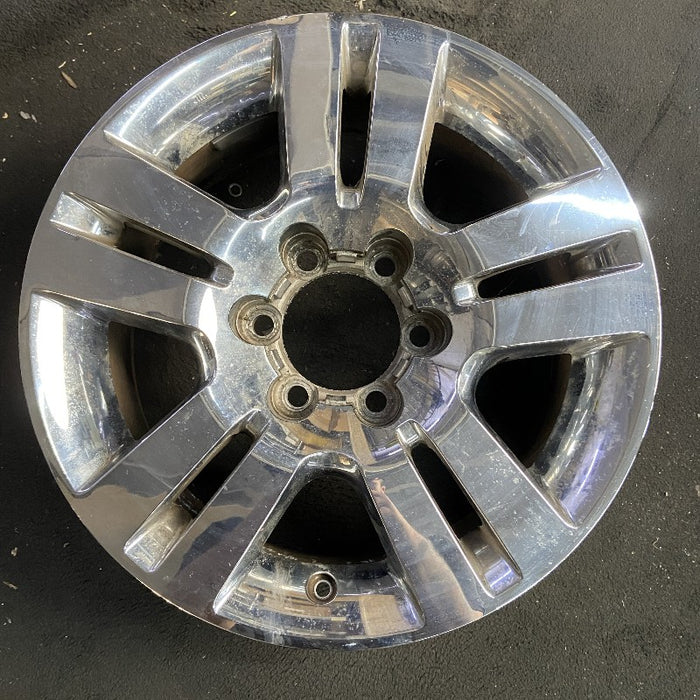 18" TACOMA 12 18x7.5 alloy 5 twin spoke chrome clad Original OEM Wheel Rim - Front View