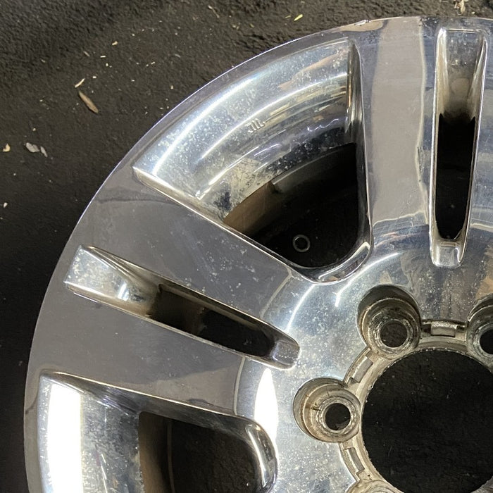 18" TACOMA 12 18x7.5 alloy 5 twin spoke chrome clad Original OEM Wheel Rim - Side Profile