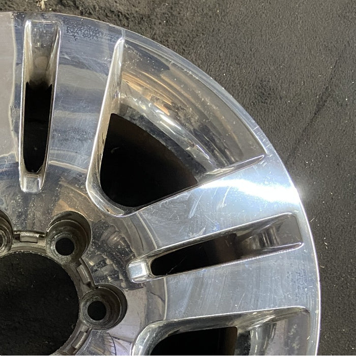 18" TACOMA 12 18x7.5 alloy 5 twin spoke chrome clad Original OEM Wheel Rim - Close-Up Detail