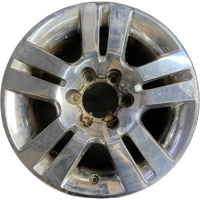 18" TACOMA 12 18x7.5 alloy 5 twin spoke chrome clad Original OEM Wheel Rim - Front View