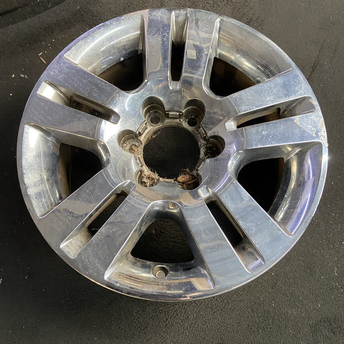 18" TACOMA 12 18x7.5, alloy, , chrome clad Original OEM Wheel Rim - Side Profile