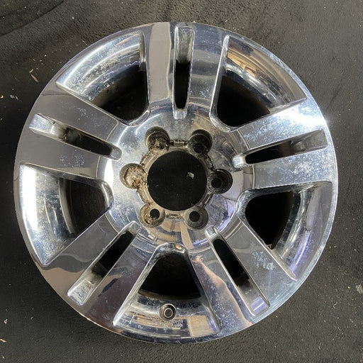 18" TACOMA 12 18x7.5 alloy 5 twin spoke chrome clad Original OEM Wheel Rim - Front View