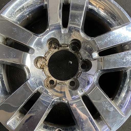 18" TACOMA 12 18x7.5 alloy 5 twin spoke chrome clad Original OEM Wheel Rim - Angle View