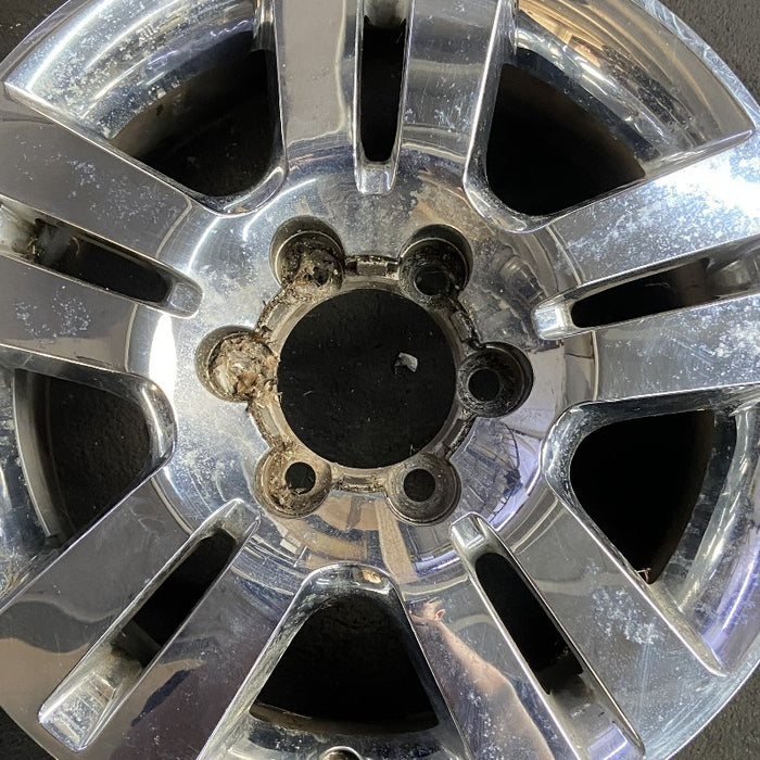 18" TACOMA 12 18x7.5 alloy 5 twin spoke chrome clad Original OEM Wheel Rim - Angle View