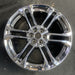 22" ENCLAVE 25 22x8.5, 6 double spoke, chrome Original OEM Wheel Rim - Angle View