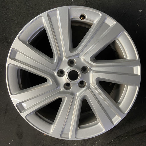 22" RANGE ROVER 22 , 22x9.5, 7 spoke Original OEM Wheel Rim - Angle View
