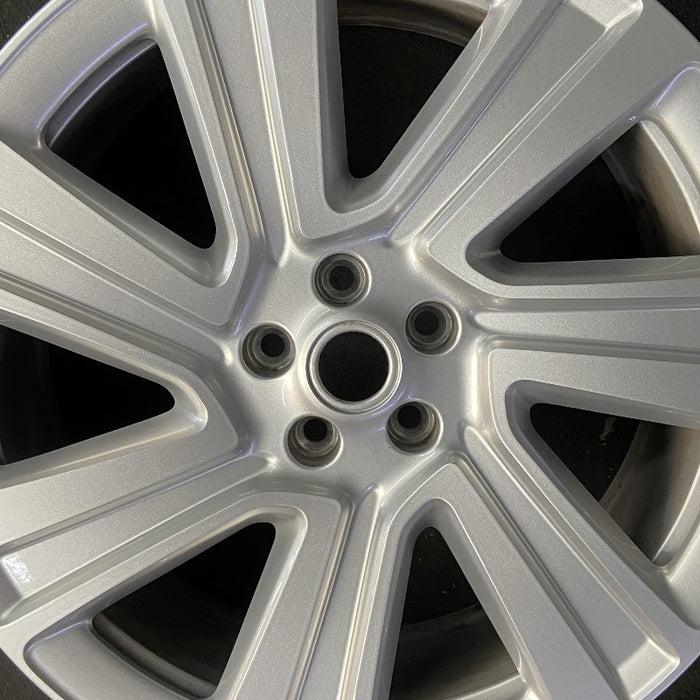 22" RANGE ROVER 22 22x9.5 7 spoke Original OEM Wheel Rim - Angle View