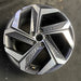 19" TUCSON 22-24 gasoline 19x7.5 alloy 5 split spoke Original OEM Wheel Rim - Front View