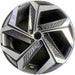 19" TUCSON 22-24 gasoline 19x7.5 alloy 5 split spoke Original OEM Wheel Rim - Front View