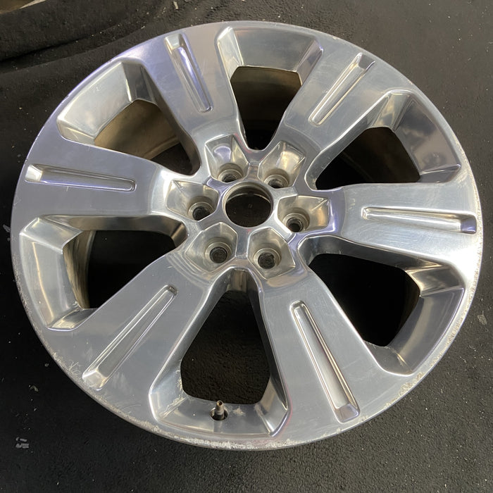 22" FORD F150 PICKUP 16-17 22x9 Original OEM Wheel Rim - Side Profile
